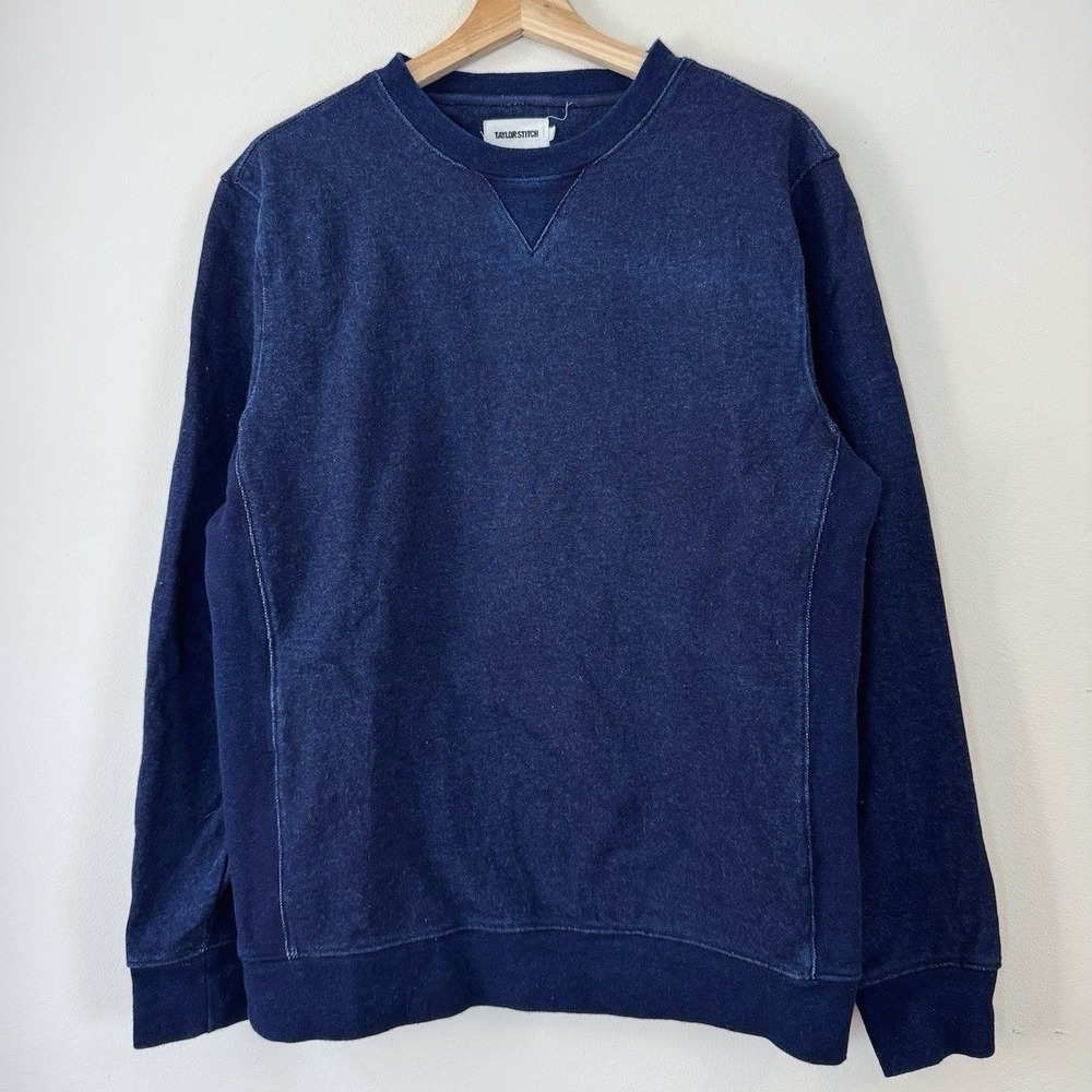Women's Taylor Stitch Navy Long Sleeve Sweatshirt - Size 38